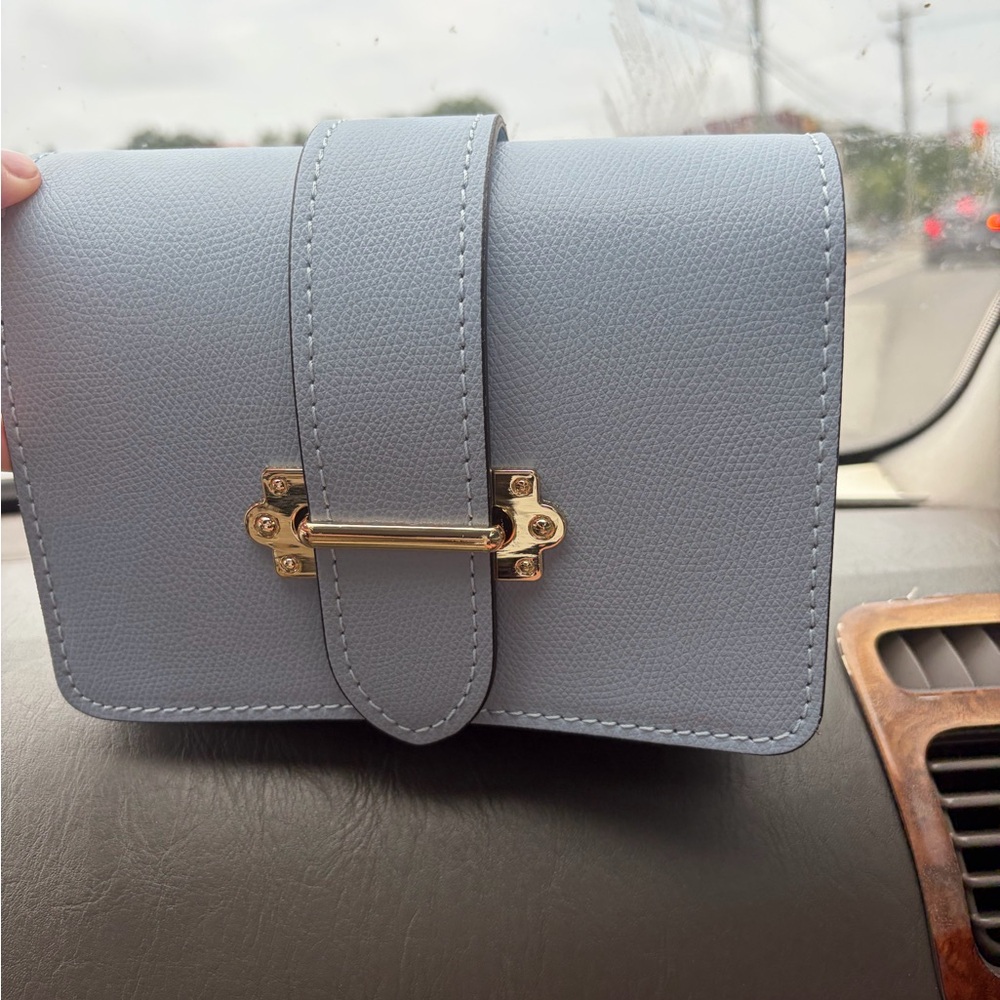 NWT BLUE CLUTCH